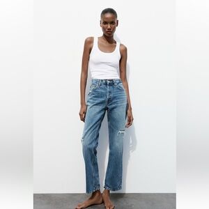 ZARA BOYFRIEND LOW-RISE JEANS
